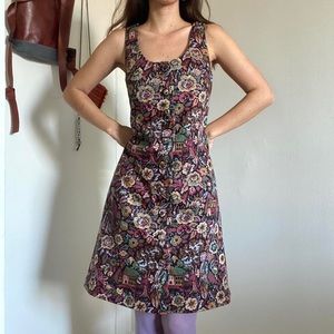 cottage core overall dress 🍂